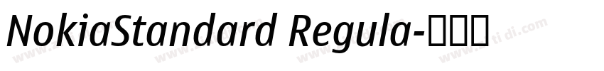 NokiaStandard Regula字体转换 NokiaStandard Regula字体转换